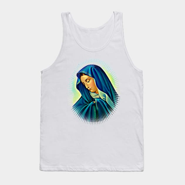 Mother Mary Tank Top by doniainart